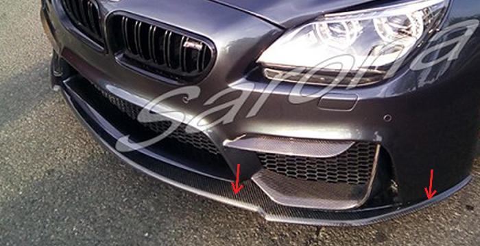 Custom BMW 6 Series  Coupe Front Add-on Lip (2012 - 2019) - $690.00 (Part #BM-077-FA)